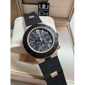 Relógio Bvlgari Aluminium Premium Masculino: Safira, Aço, Silicone, Resistente à Água