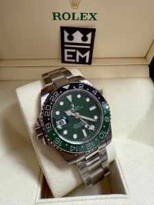 Relógio Rolex GMT-Master II Sprite Automático Premium Aço Inoxidável Safira