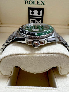 Relógio Rolex GMT-Master II Sprite Automático Premium Aço Inoxidável Safira