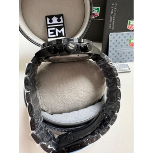 Réplica Premium Relógio Tag Heuer Fórmula 1 Masculino Quartzo Safira Aço Inoxidável 44mm