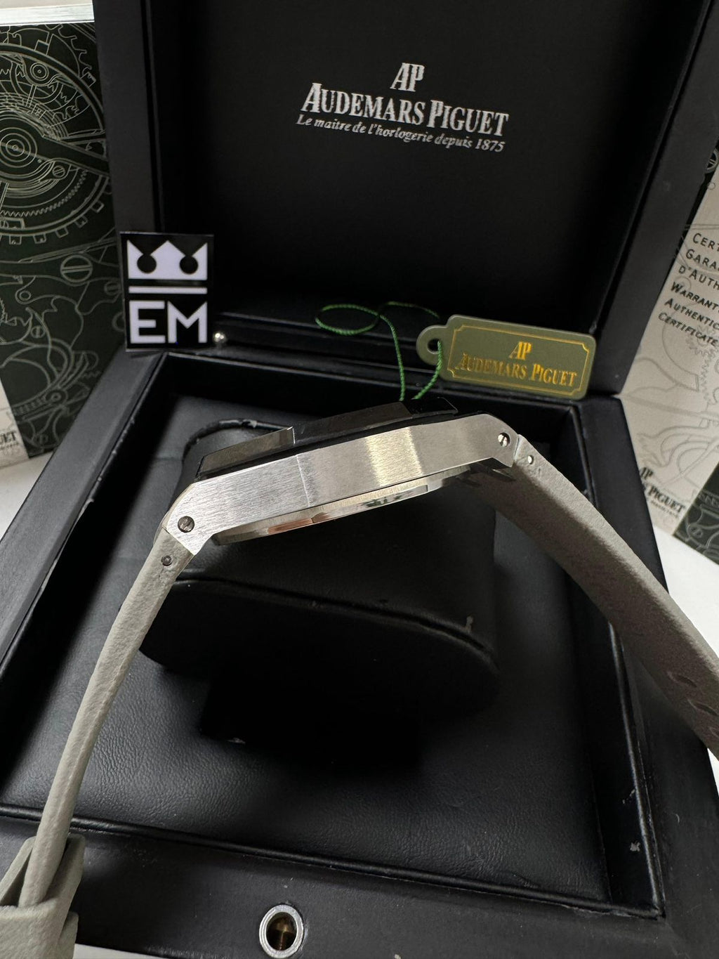 Relógio Audemars Piguet Offshore Réplica Premium Luxo Masculino 42mm Aço Inoxidável