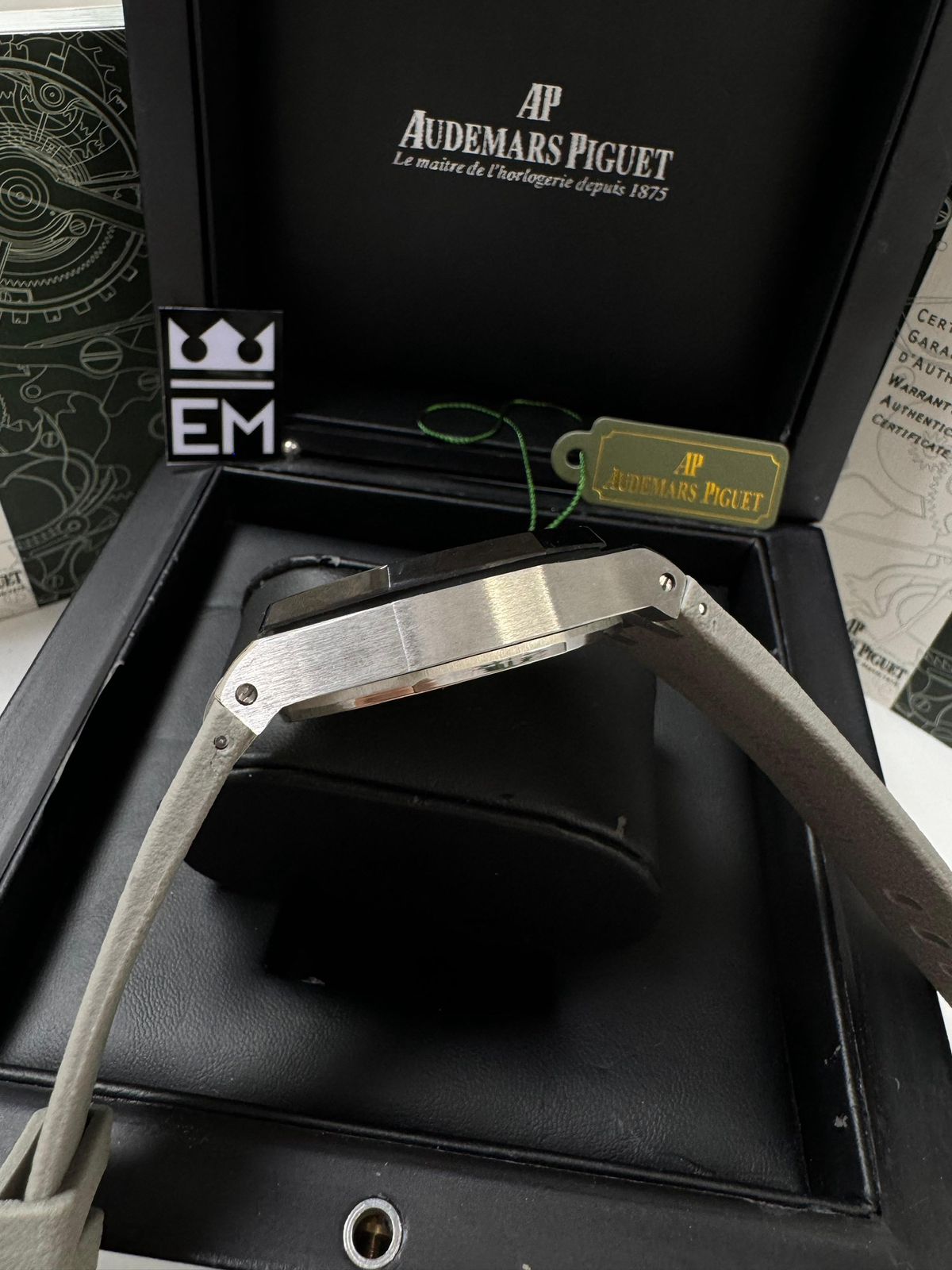 Relógio Audemars Piguet Offshore Réplica Premium Luxo Masculino 42mm Aço Inoxidável