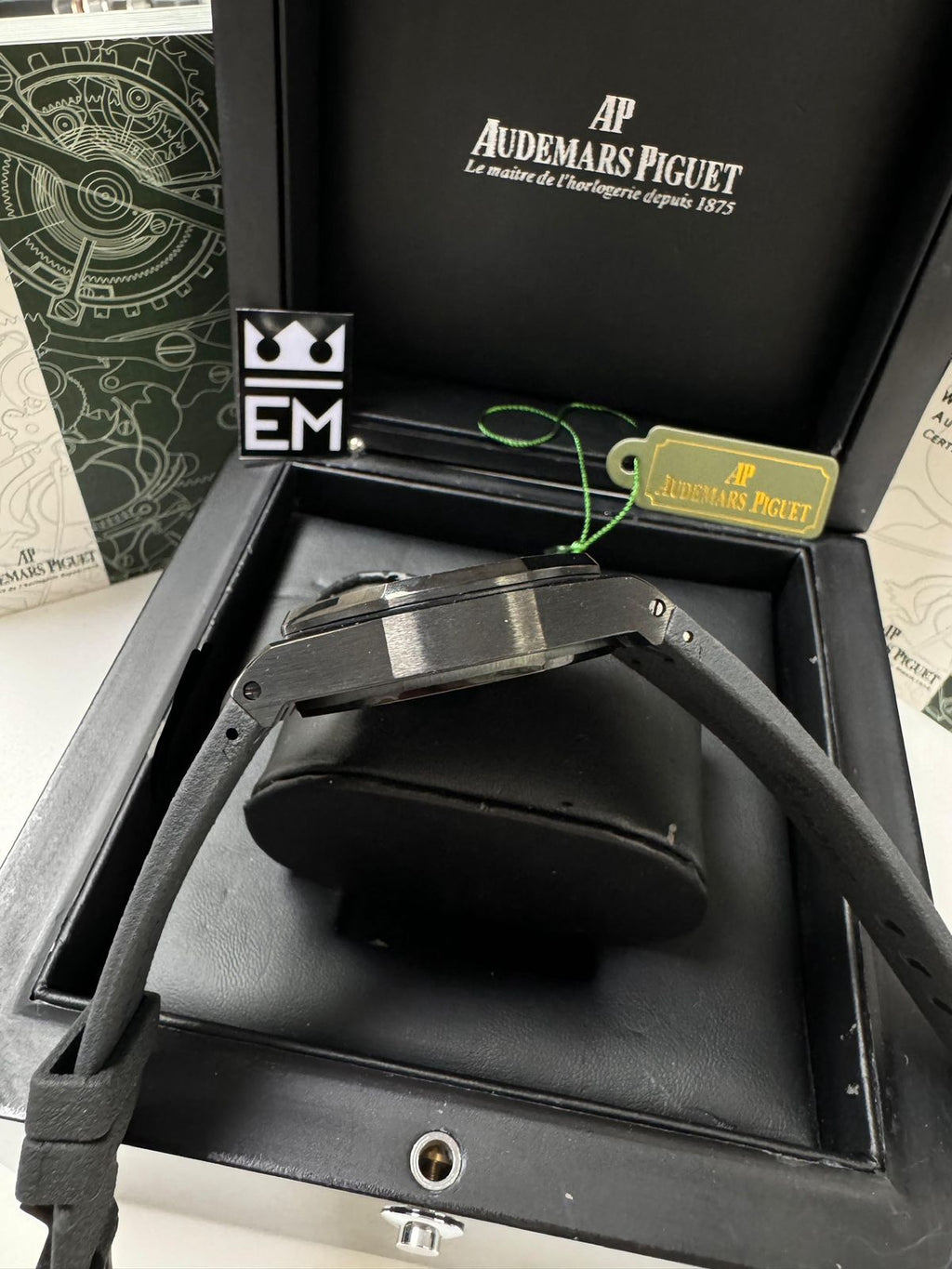 Audemars Piguet Offshore Cronógrafo Luxuoso 42mm Aço Inoxidável Safira Resistente à Água