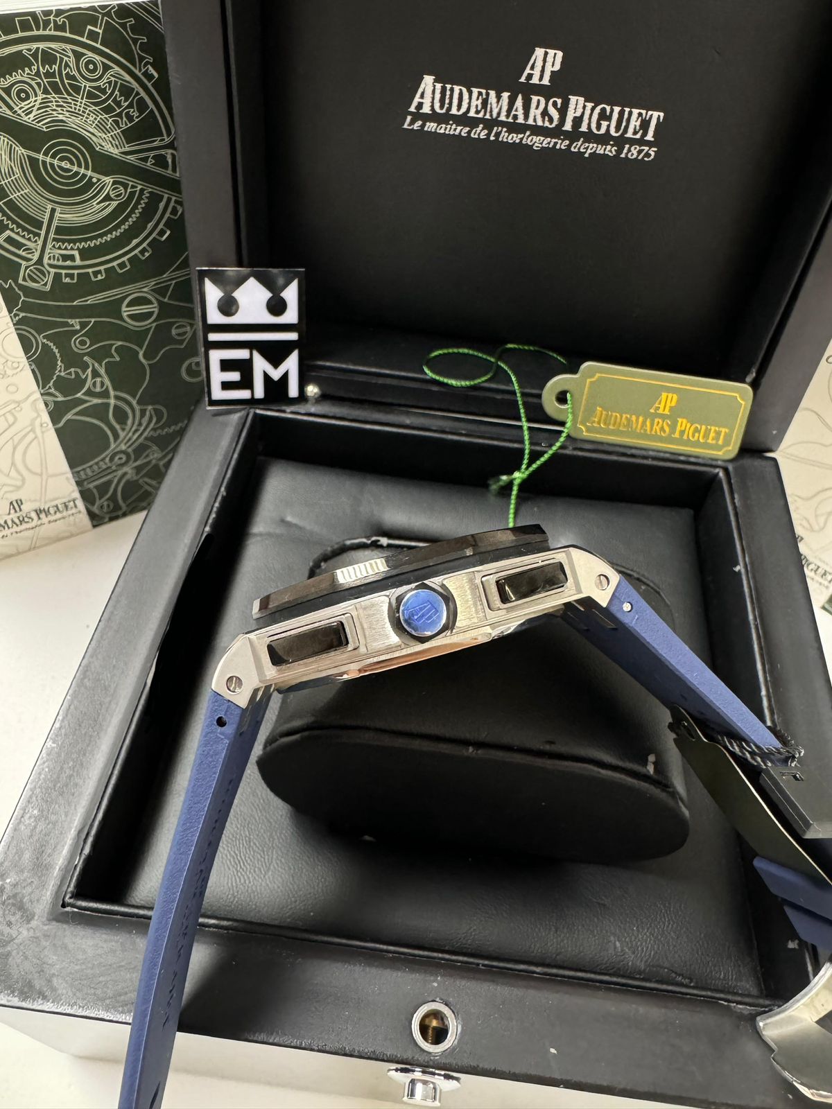 Relógio Audemars Piguet Offshore Réplica Premium Luxo Masculino 42mm Aço Inoxidável