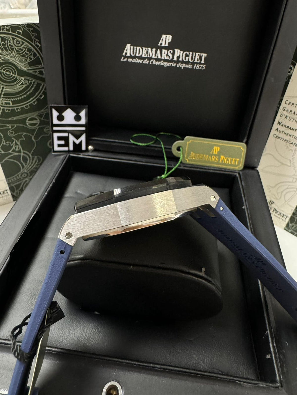 Relógio Audemars Piguet Offshore Premium Masculino Quartzo 42mm Aço Inoxidável Safira