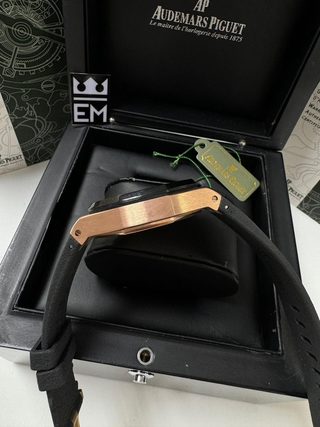 Relógio Audemars Piguet Offshore Réplica Premium Luxo Masculino 42mm Aço Inoxidável