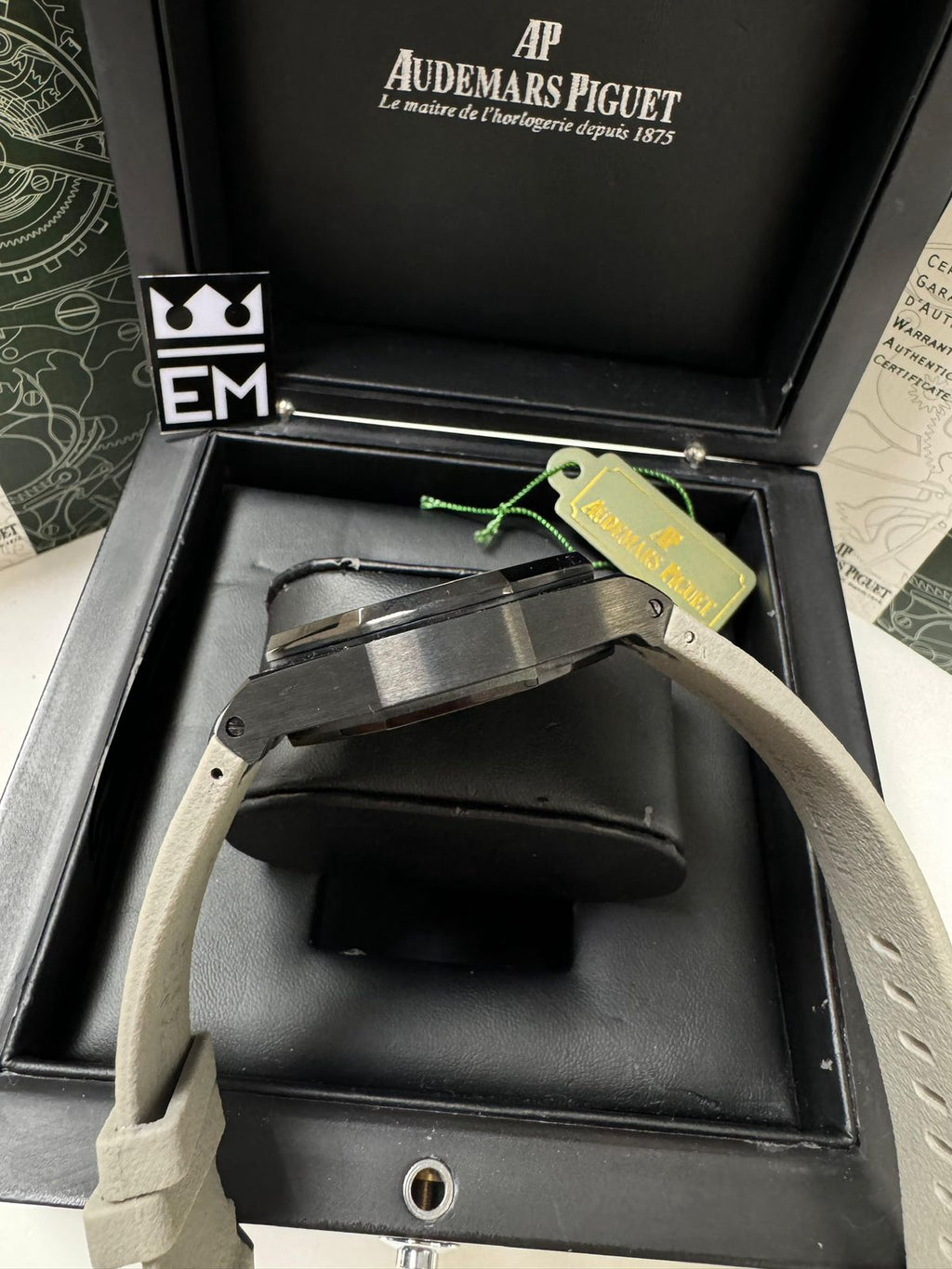 Relógio Audemars Piguet Offshore Réplica Premium Luxo Masculino 42mm Aço Inoxidável