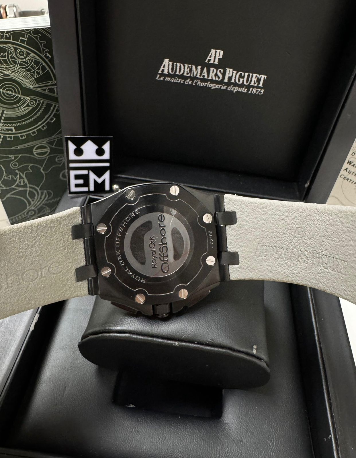 Relógio Audemars Piguet Offshore Réplica Premium Luxo Masculino 42mm Aço Inoxidável