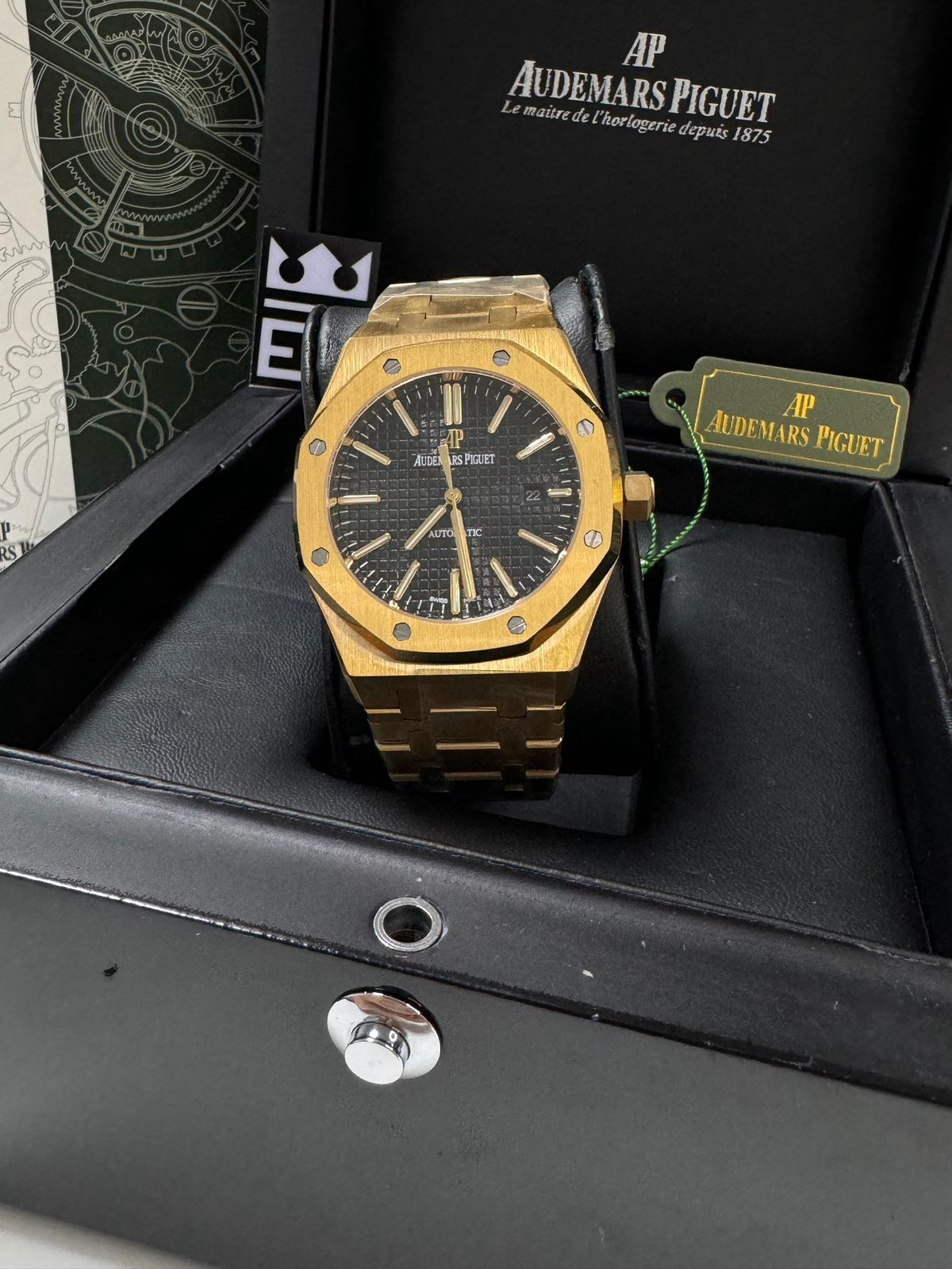 Audemars Piguet Royal Oak Réplica Premium Superior Automático Aço Safira 41mm