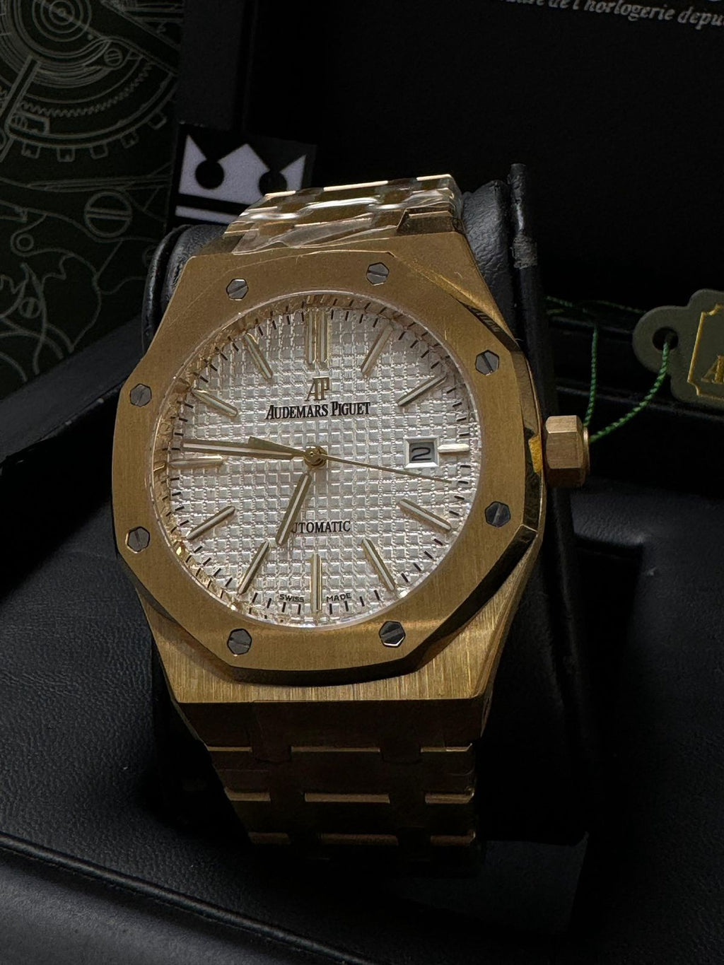 Relógio Audemars Piguet Offshore Réplica Premium Luxo Masculino 42mm Aço Inoxidável