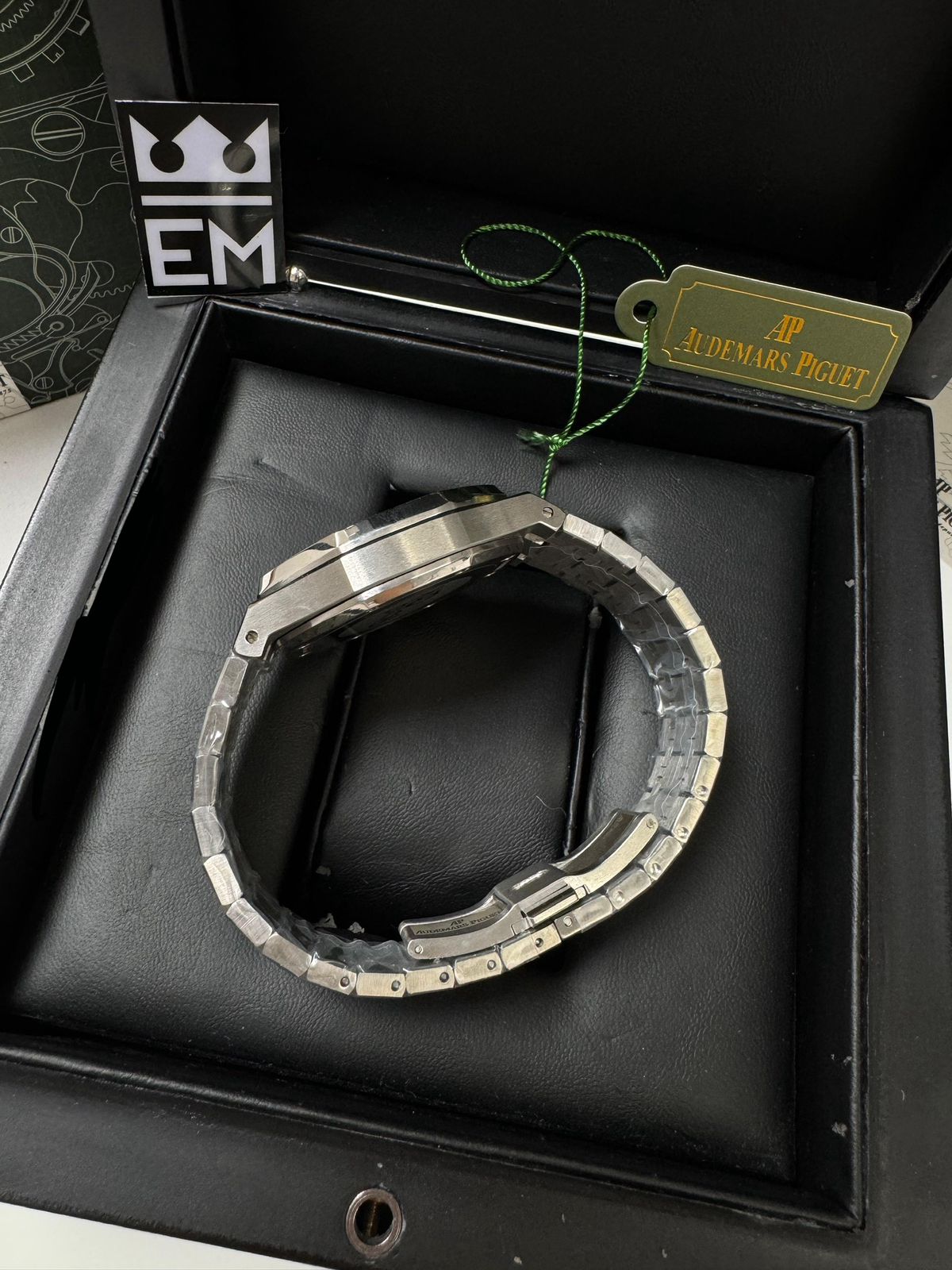 Audemars Piguet Royal Oak: Réplica Premium, Quartzo, Safira, Aço Inoxidável 41mm