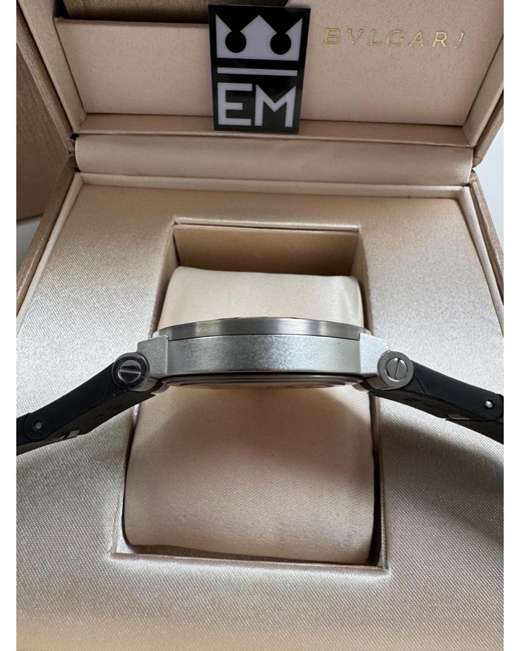 Relógio Bvlgari Aluminium Premium: Movimento Quartzo, Safira, Aço Inoxidável, 20 ATM