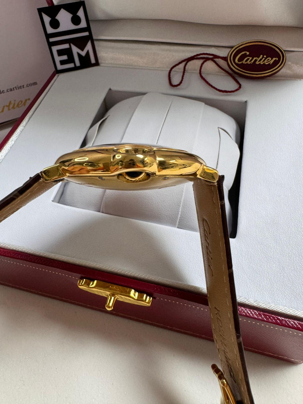 Relógio Masculino Réplica Premium Cartier Ballon Automático 42mm Resistente à Água