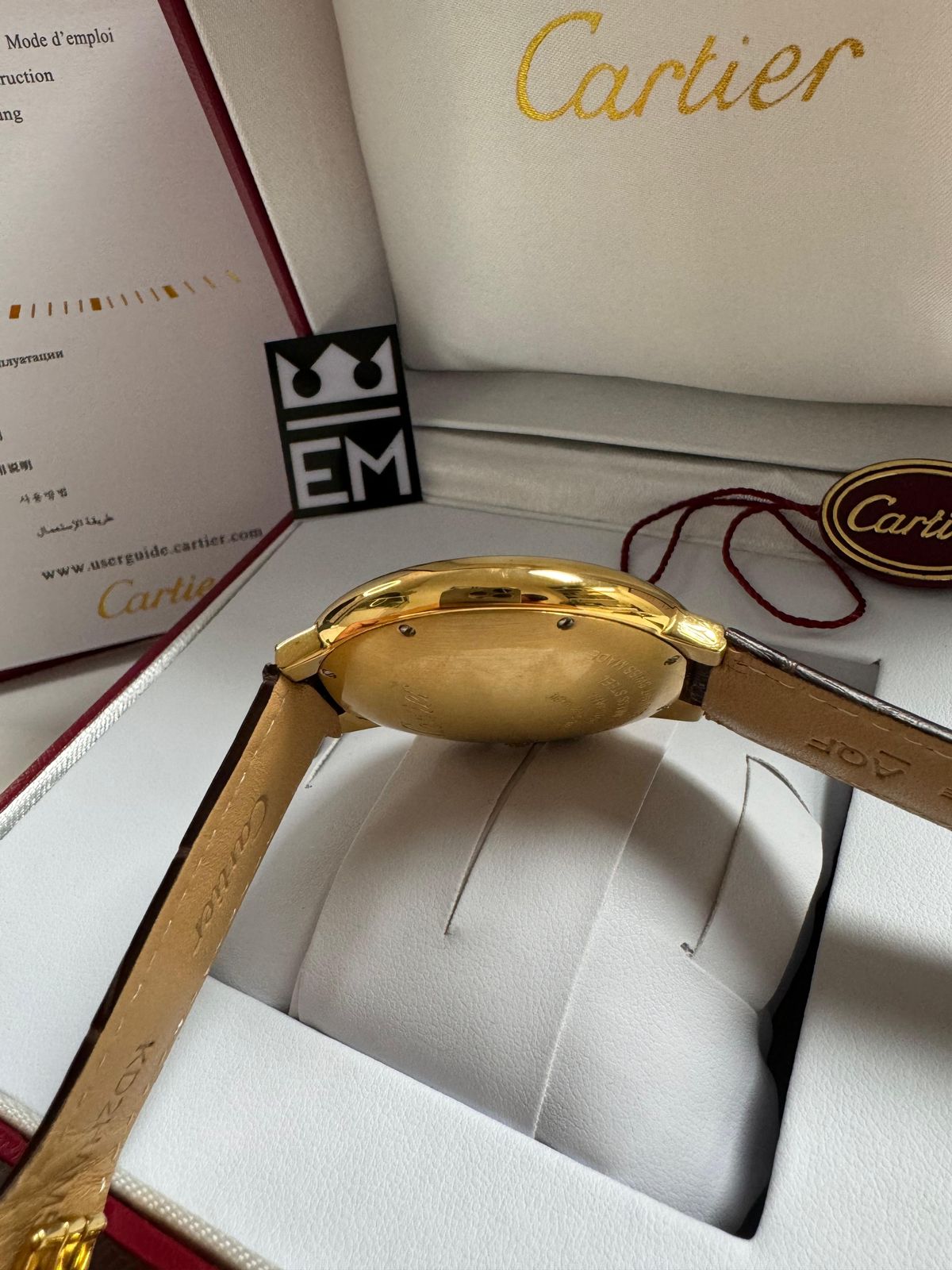 Relógio Masculino Réplica Premium Cartier Ballon Automático 42mm Resistente à Água