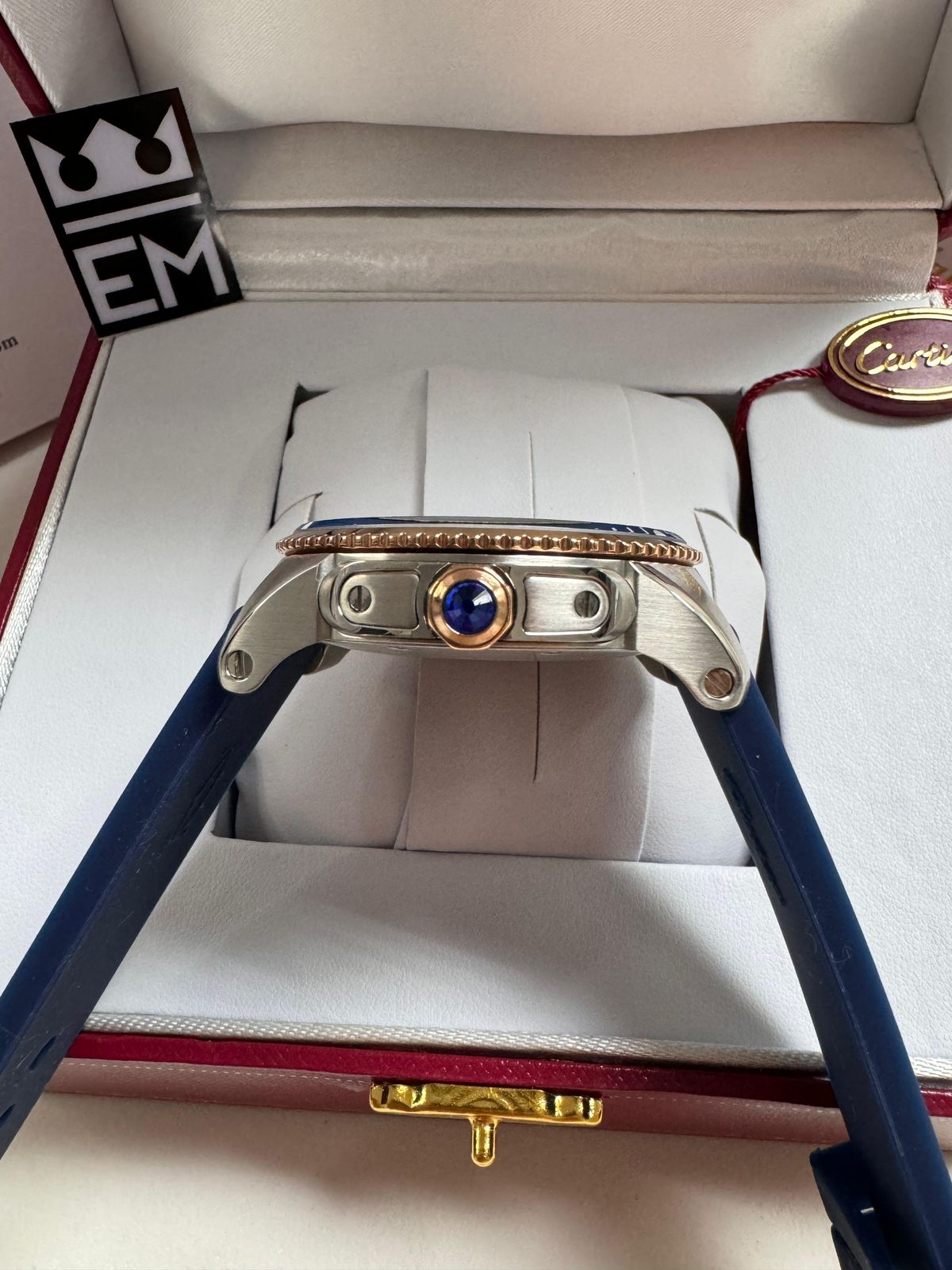 Relógio Masculino Réplica Cartier Diver Premium Automático Aço Inox 42mm