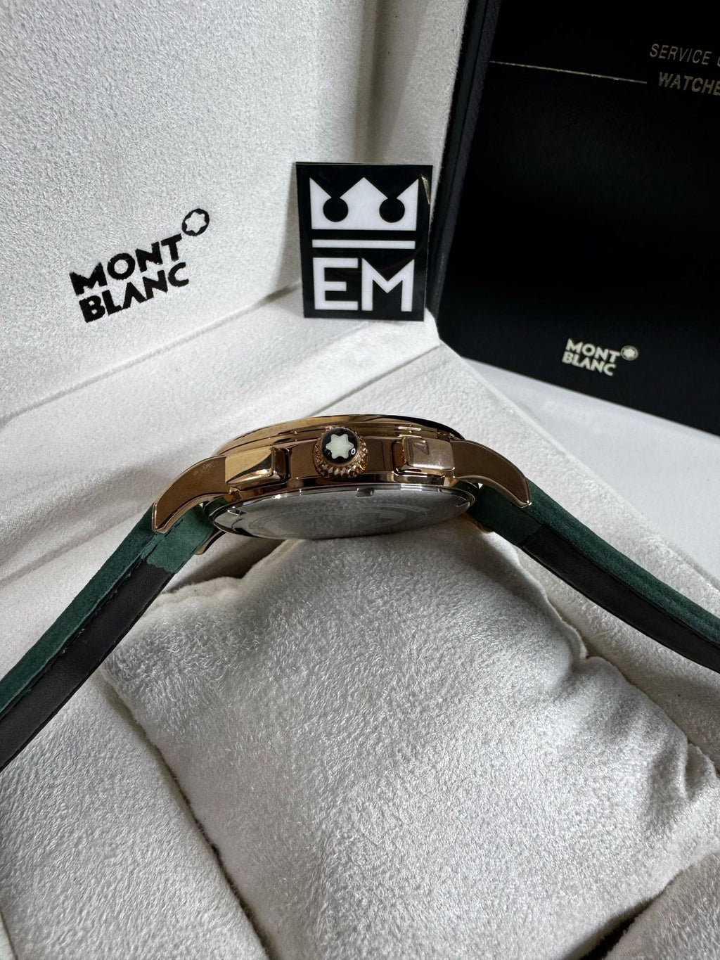 Réplica Premium Superior Montblanc 4810: Relógio Masculino Luxuoso, Vidro Safira, Couro