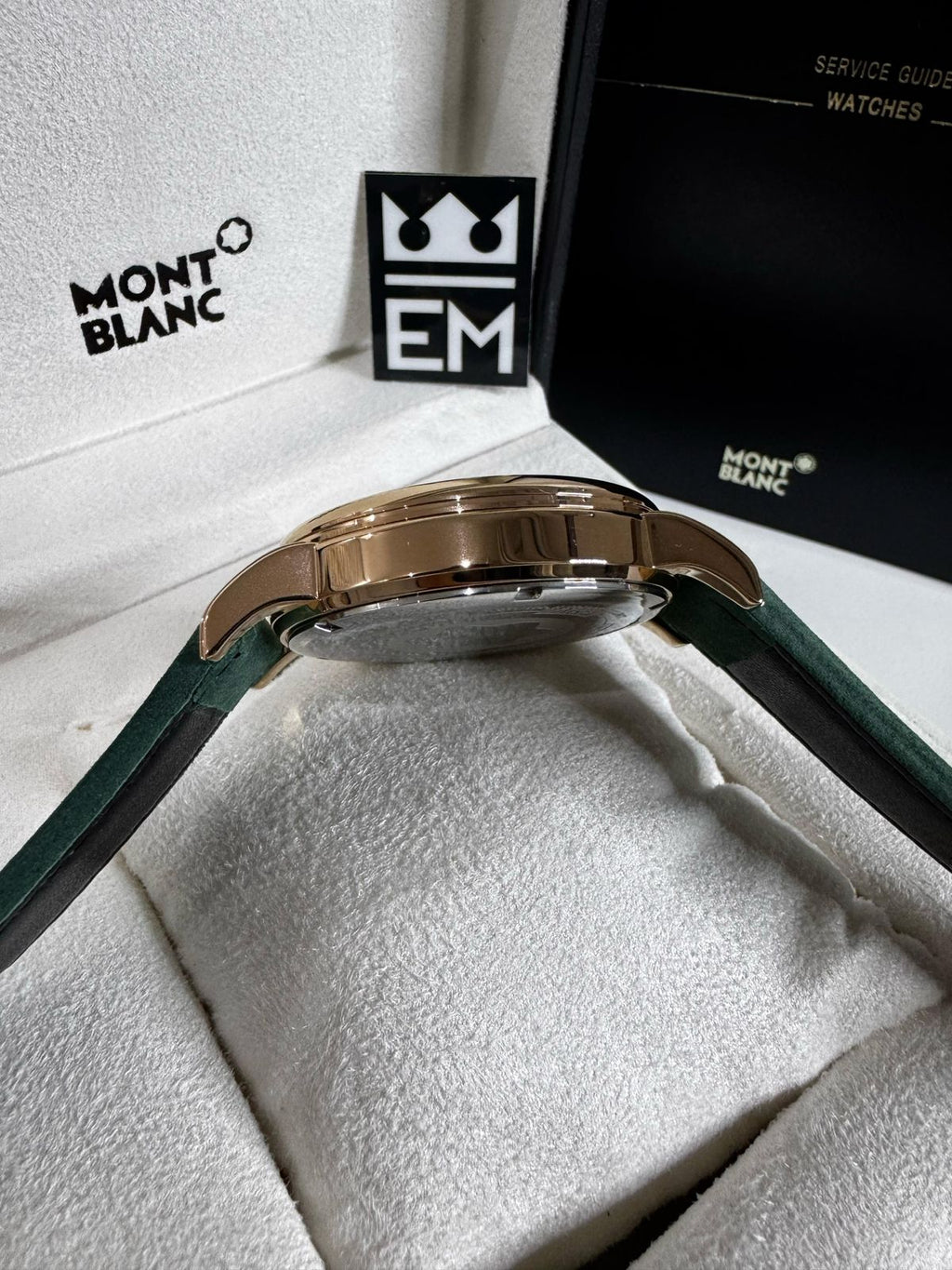 Réplica Premium Superior Montblanc 4810: Relógio Masculino Luxuoso, Vidro Safira, Couro