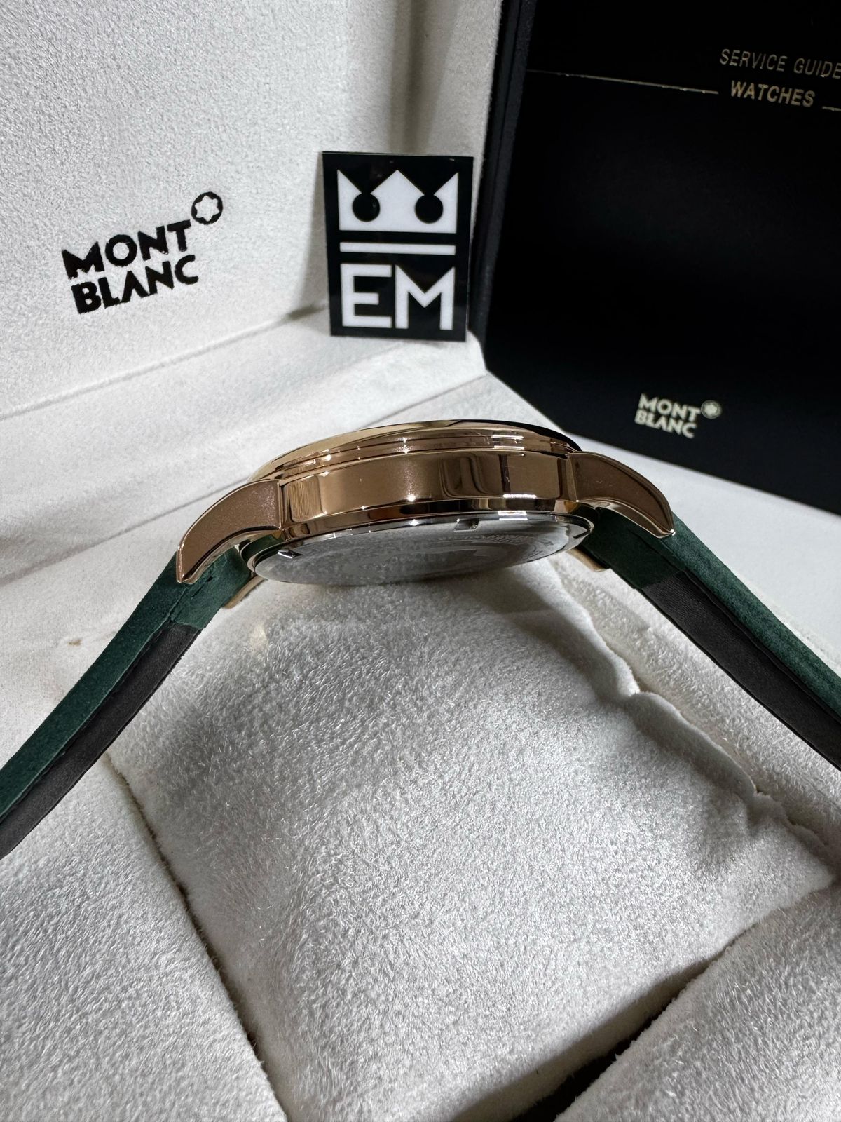 Réplica Premium Superior Montblanc 4810: Relógio Masculino Luxuoso, Vidro Safira, Couro