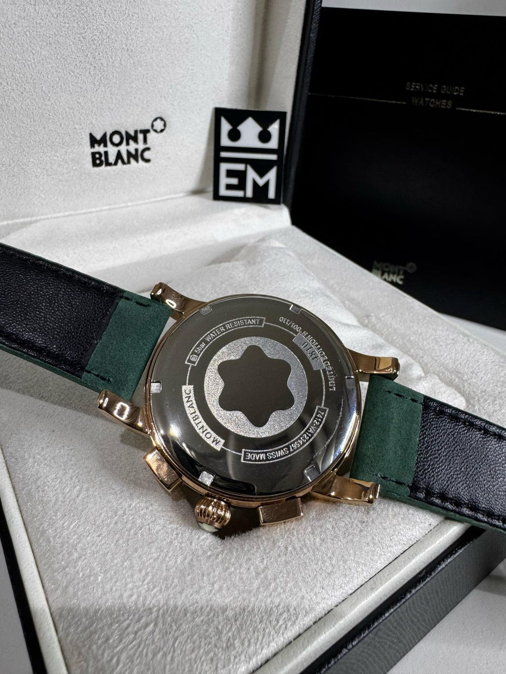 Réplica Premium Superior Montblanc 4810: Relógio Masculino Luxuoso, Vidro Safira, Couro