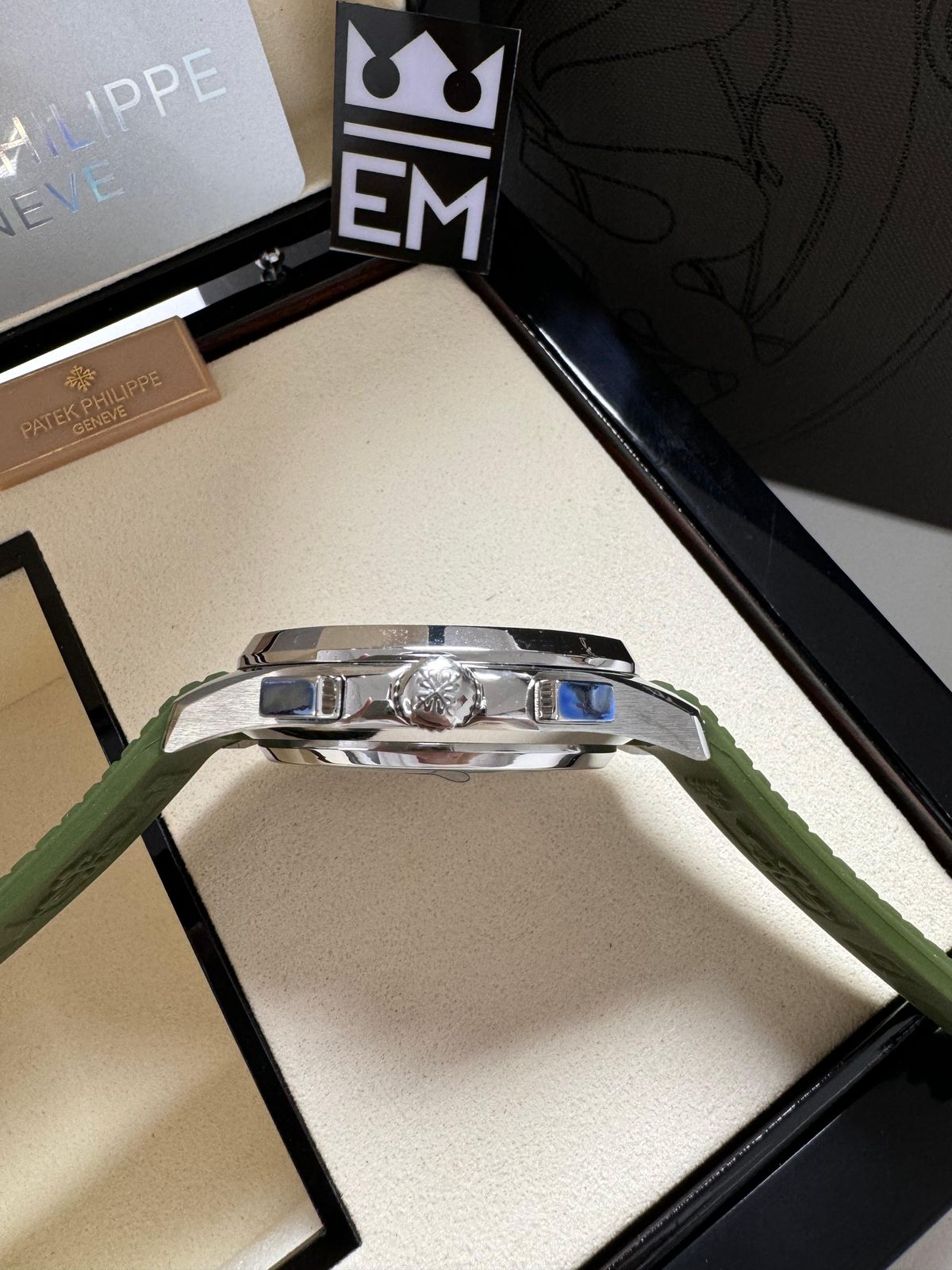 Patek Philippe Aquanaut Premium Máquina Automática 40mm Aço Inoxidável Verde