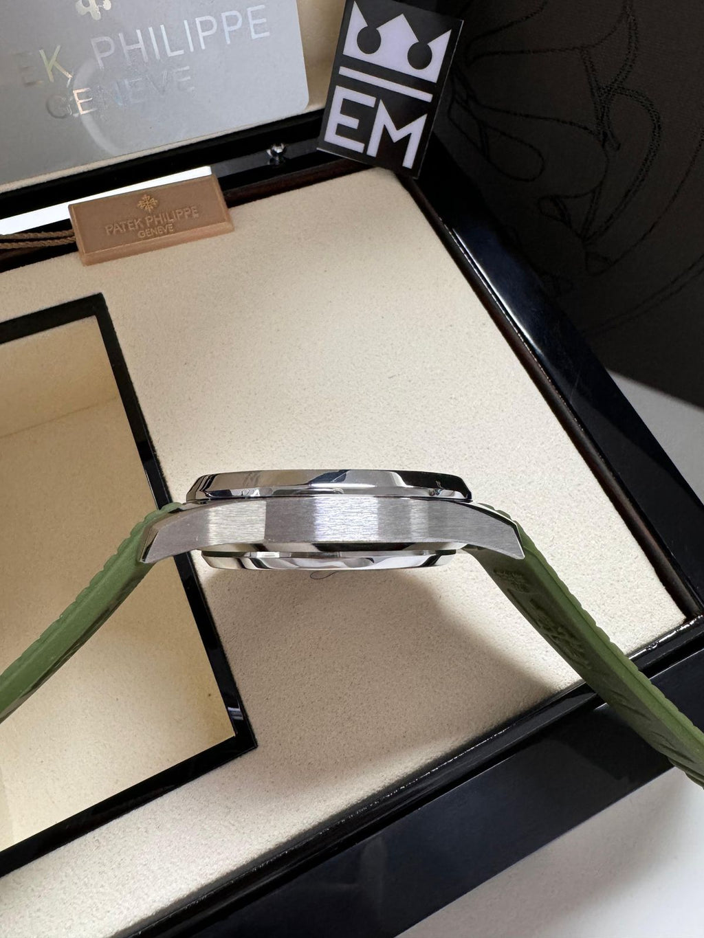 Patek Philippe Aquanaut Premium Máquina Automática 40mm Aço Inoxidável Verde