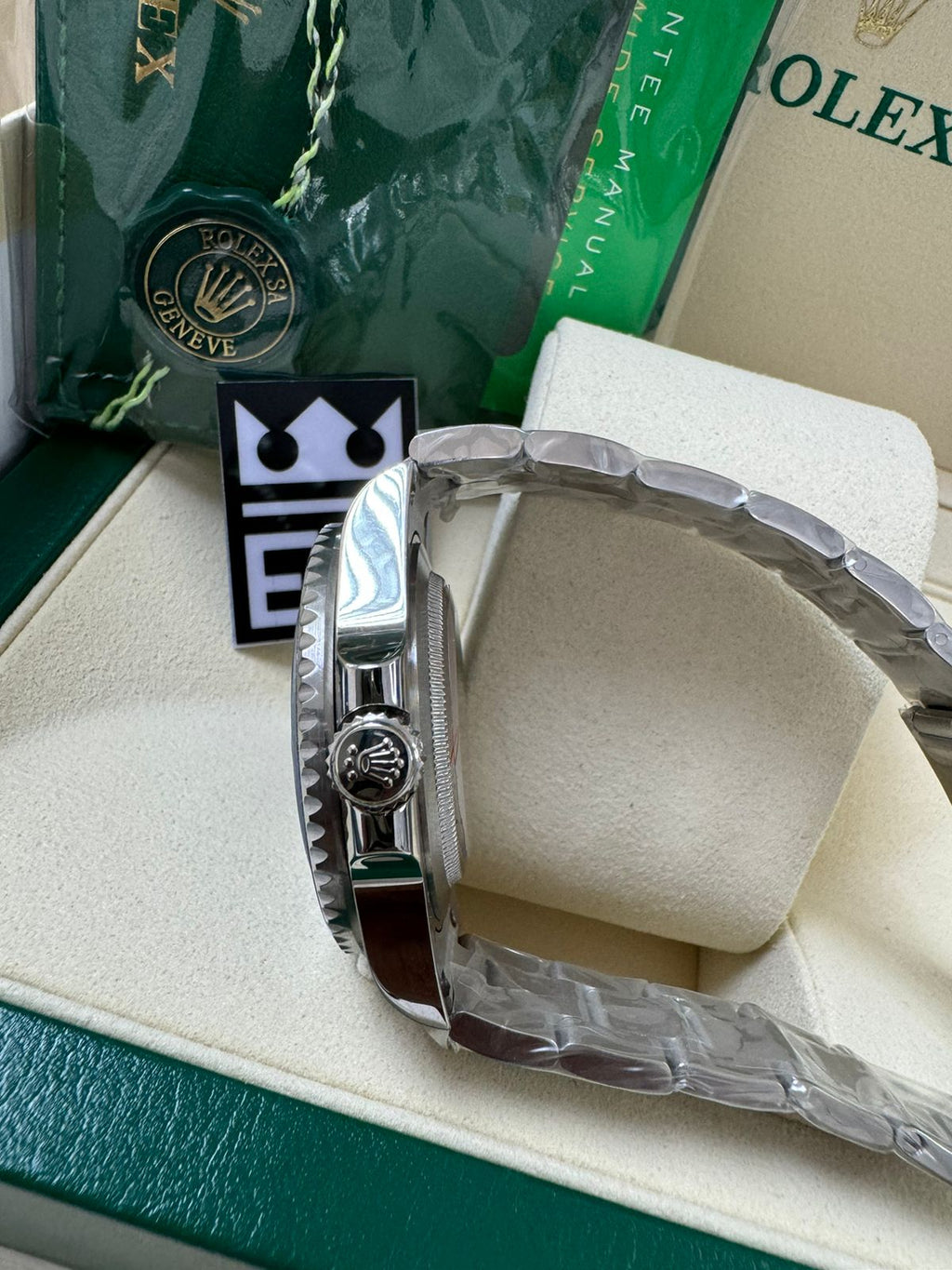 Réplica Premium Rolex GMT-Master II Batman Automático Aço Safira 20 ATM