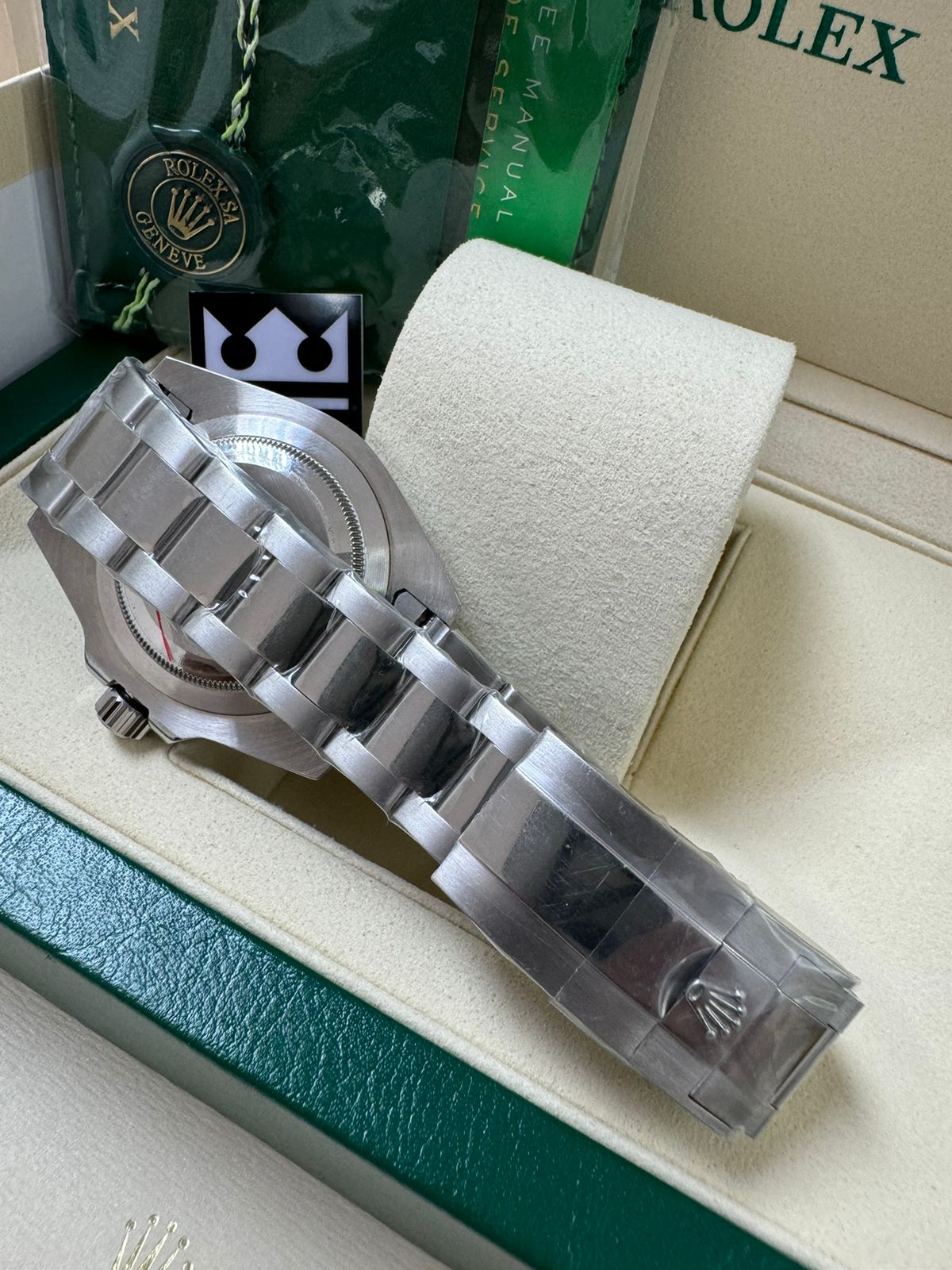 Réplica Premium Rolex GMT-Master II Batman Automático Aço Safira 20 ATM