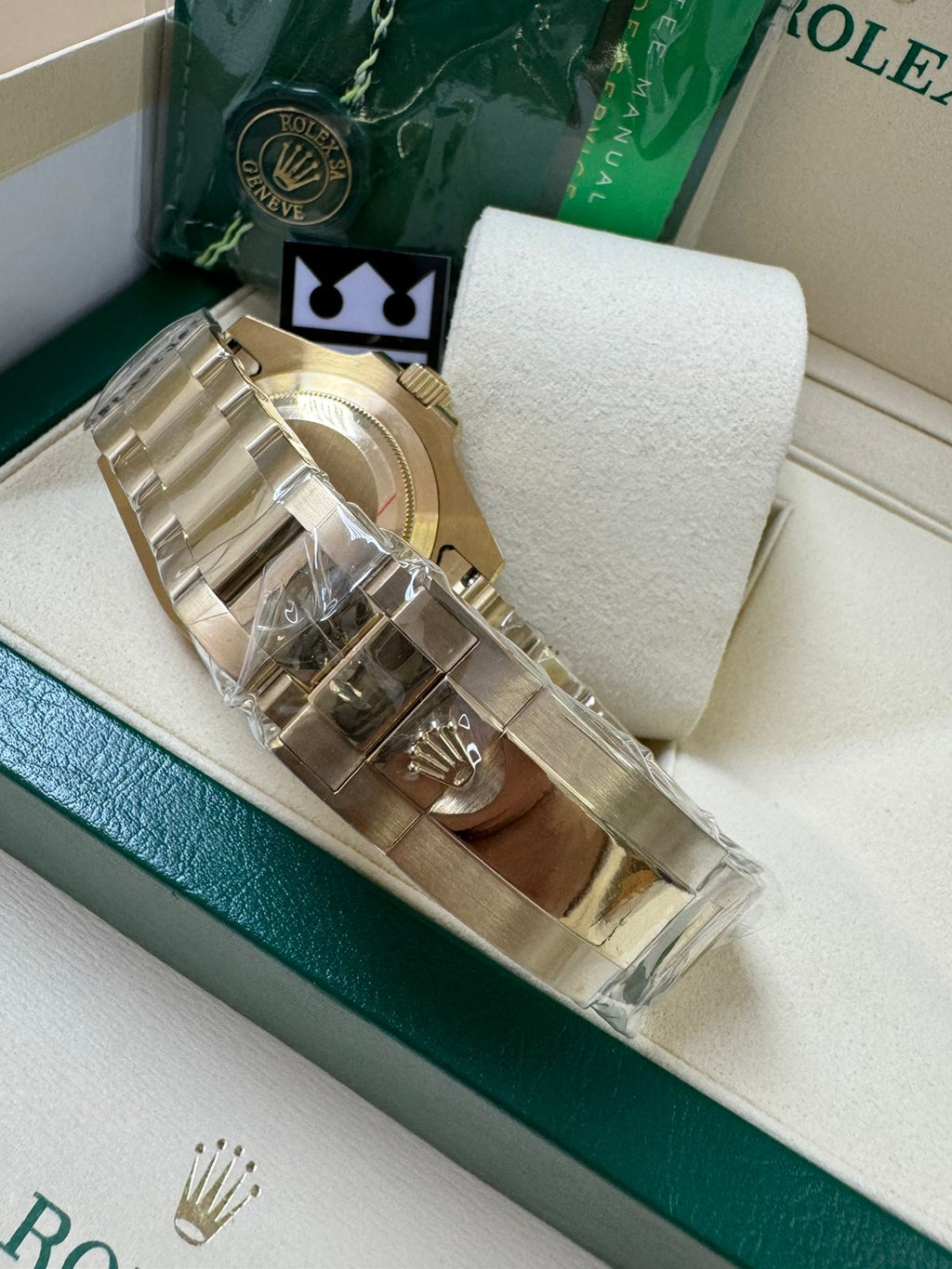 Relógio Rolex GMT-Master II Dourado Premium: Aço Inoxidável, Safira, Automático