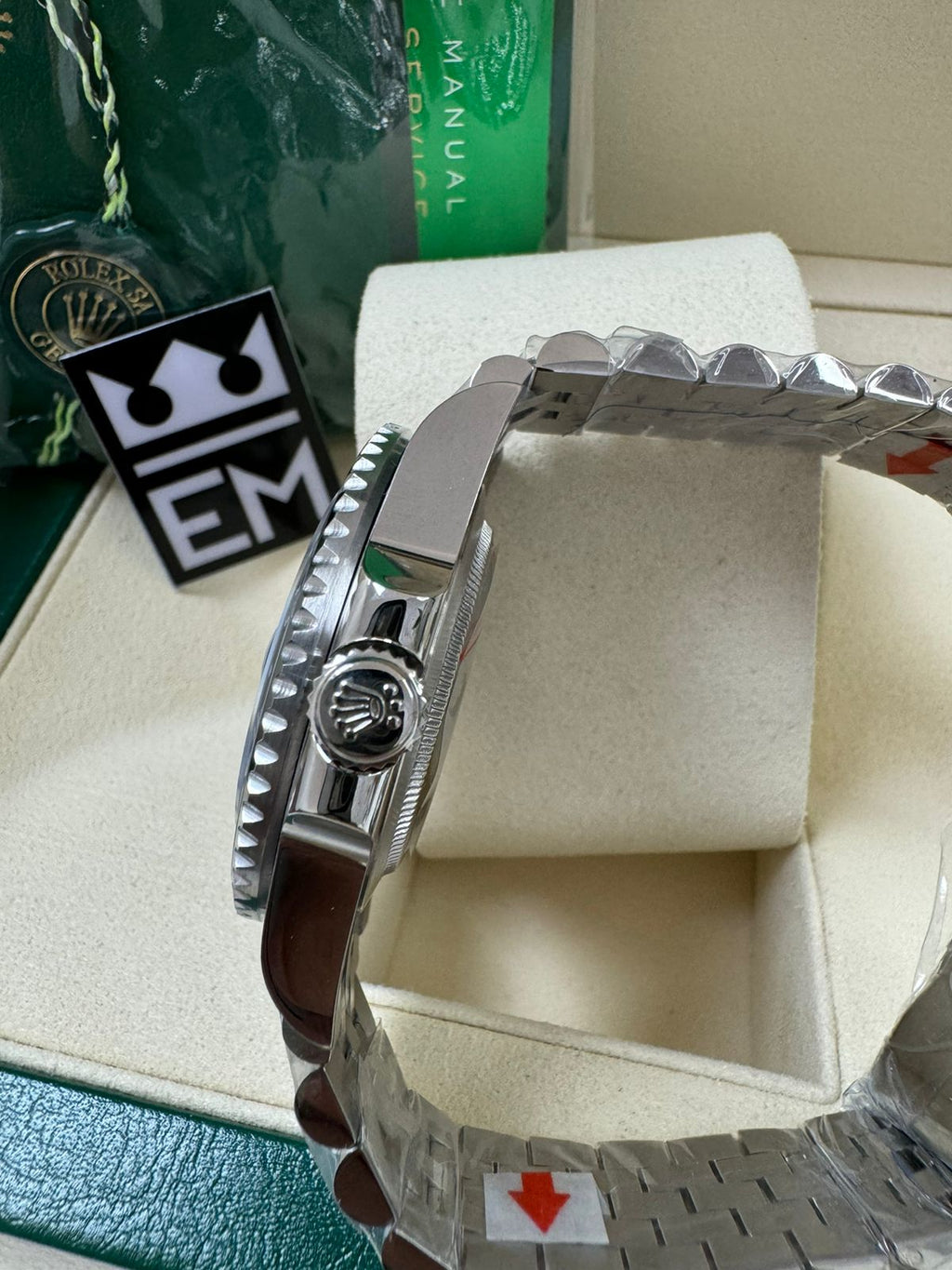 Deslumbrante Rolex GMT-Master II Jubilee Batman: O Relógio Automático de Safira Inoxidável