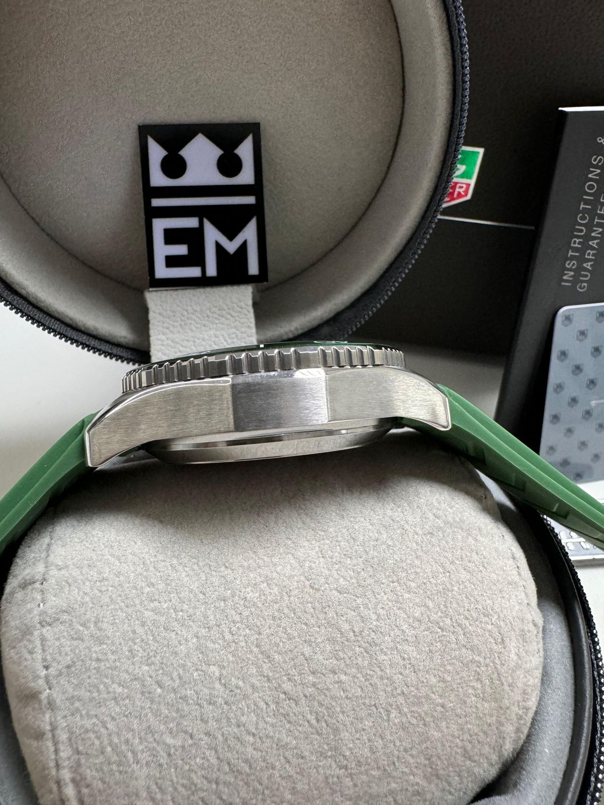 Tag Heuer Aquaracer Premium Relógio Automático Masculino Aço Safira Resistente Água