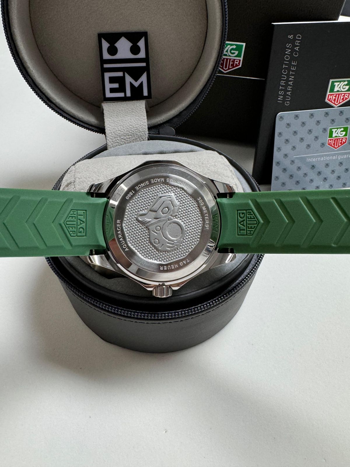 Tag Heuer Aquaracer Premium Relógio Automático Masculino Aço Safira Resistente Água