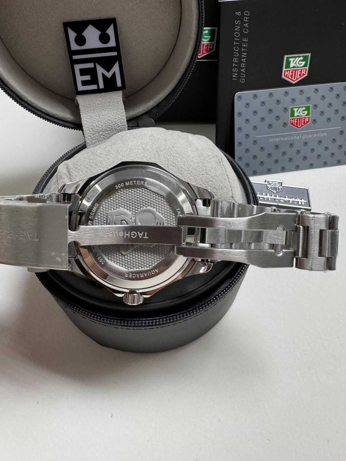 Relógio Masculino Tag Heuer Aquaracer Premium Superior Automático Safira Aço 20 ATM