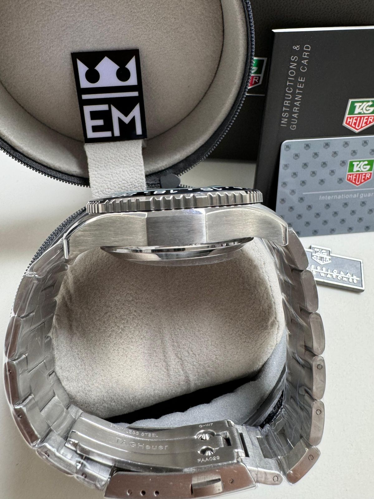 Relógio Masculino Tag Heuer Aquaracer Premium Superior Automático Safira Aço 20 ATM