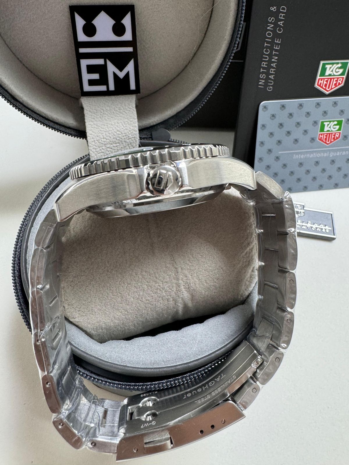 Relógio Masculino Tag Heuer Aquaracer Premium Automático 43mm Aço Inoxidável Safira Resistente Água