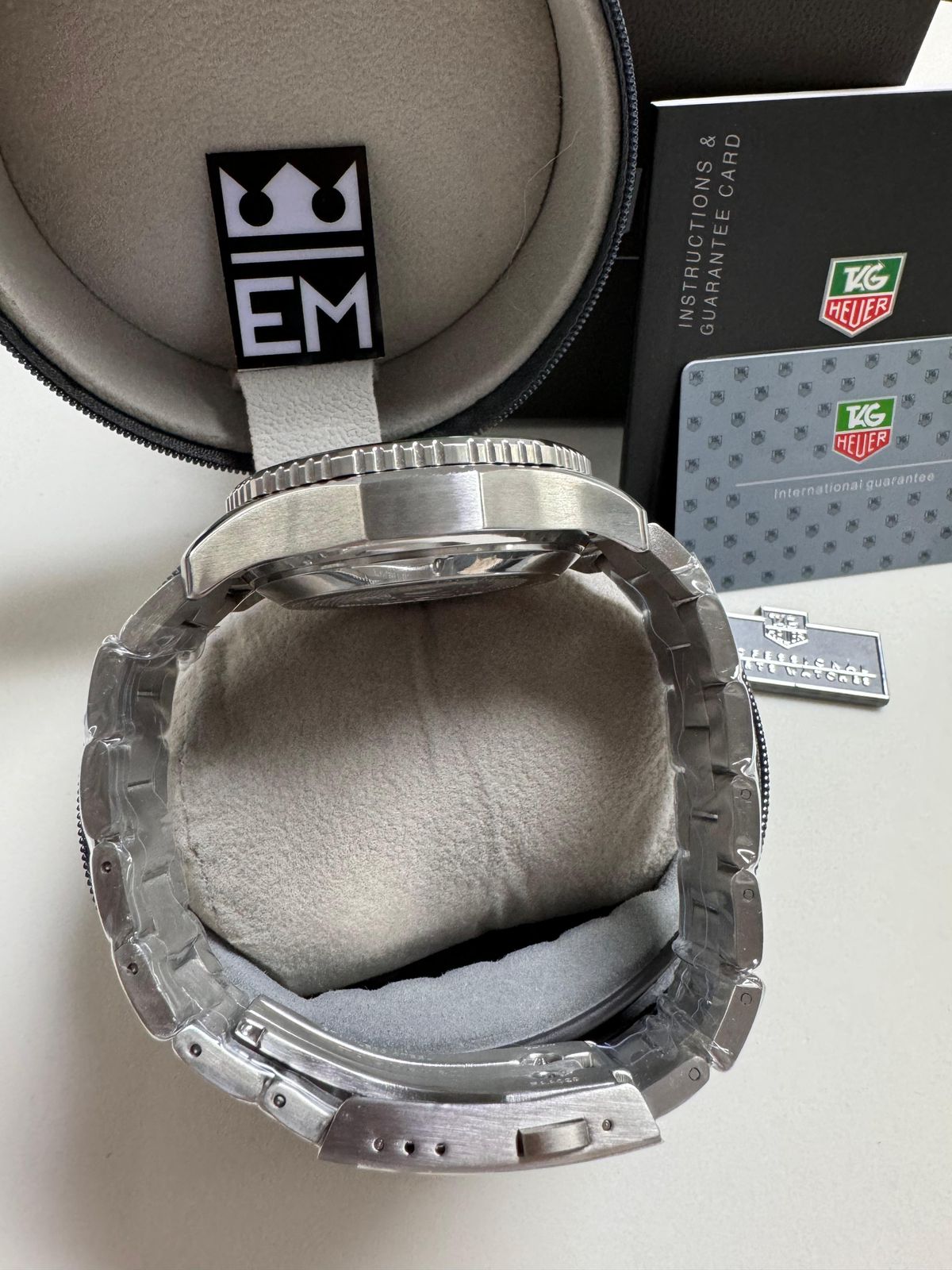 Relógio Masculino Tag Heuer Aquaracer Premium Automático 43mm Aço Inoxidável Safira Resistente Água