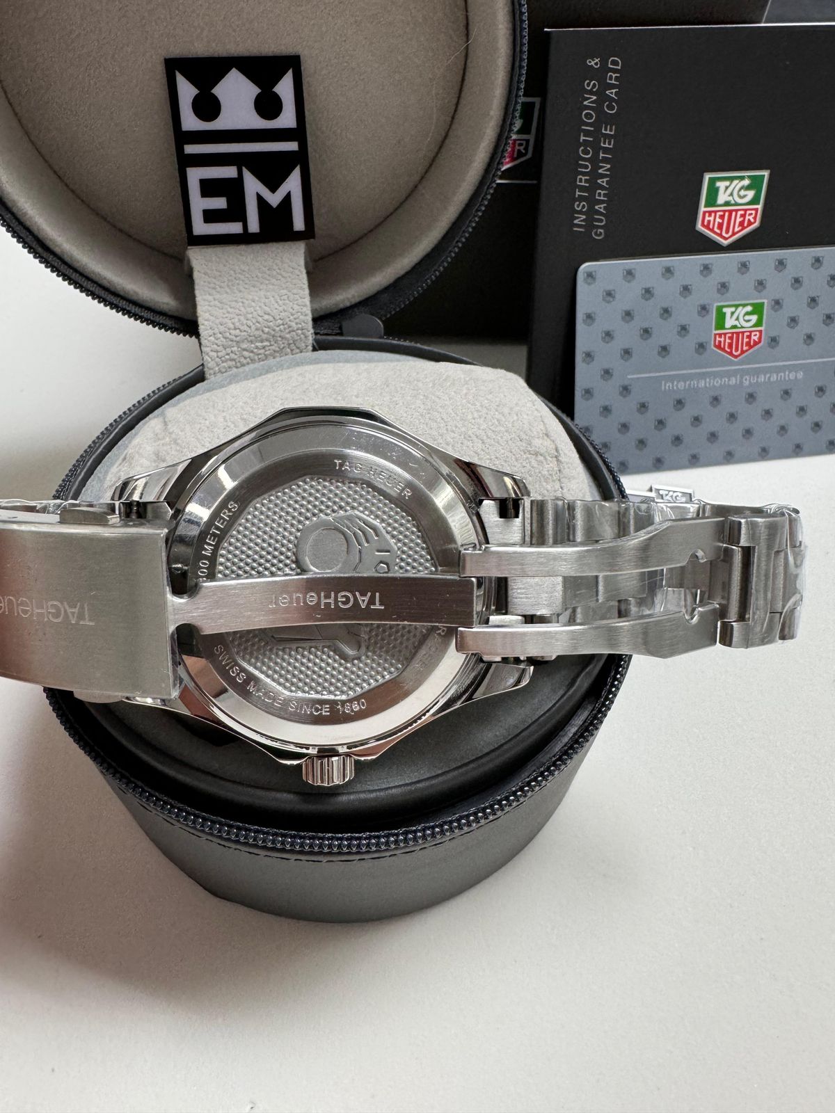 Relógio Masculino Tag Heuer Aquaracer Premium Automático 43mm Aço Inoxidável Safira Resistente Água