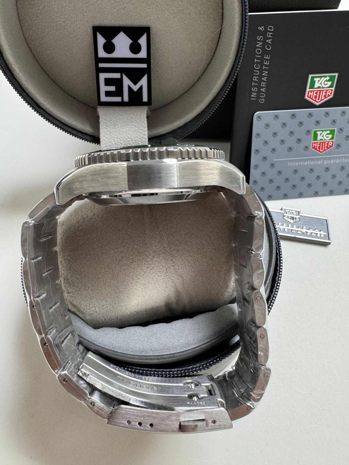 TAG Heuer Aquaracer Automático 43mm Aço Safira Mergulho 20ATM Masculino Luxo