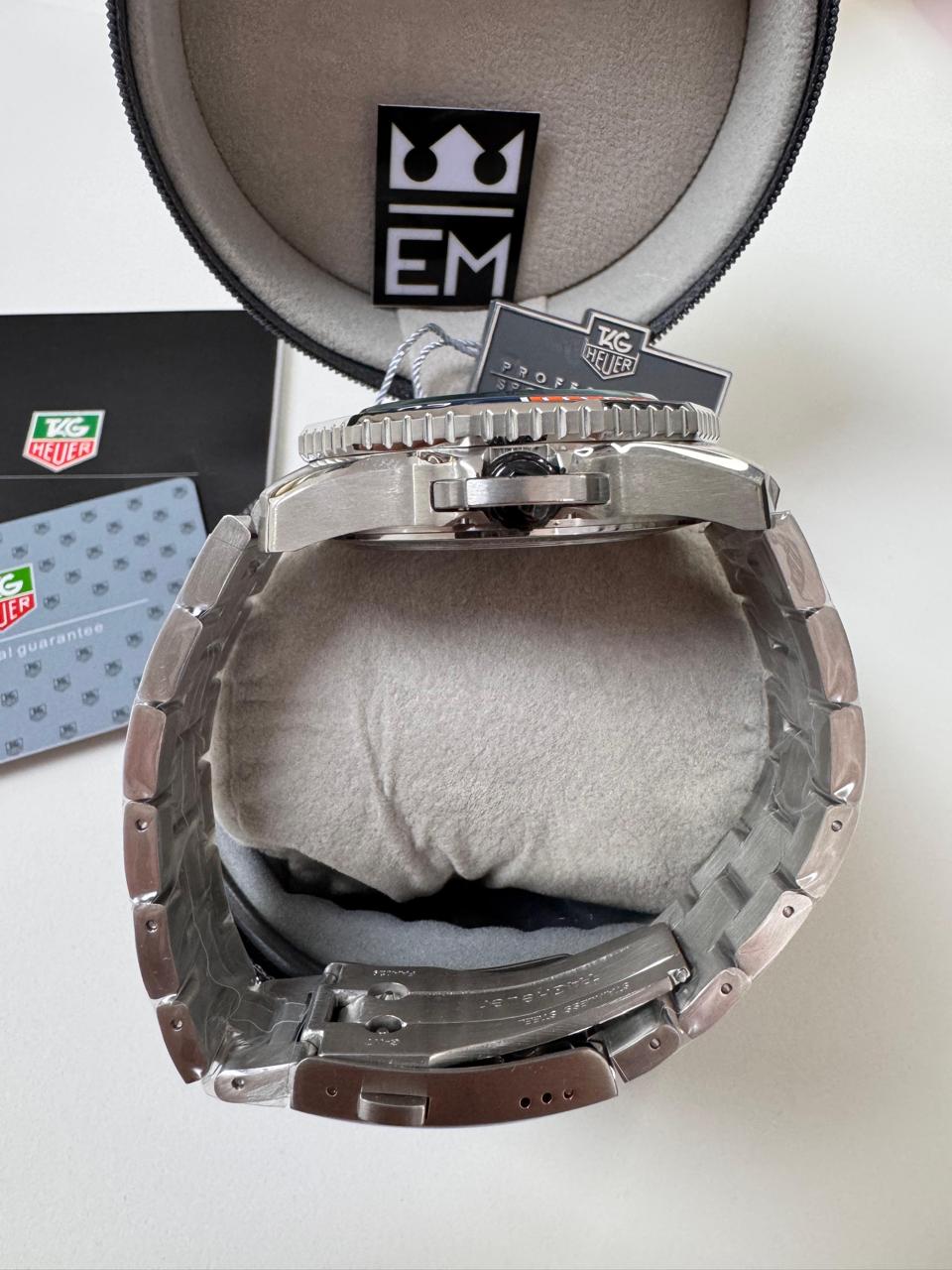 Relógio Masculino Aquaracer Tag Heuer Premium: Máquina Automática, Aço Inoxidável, Safira