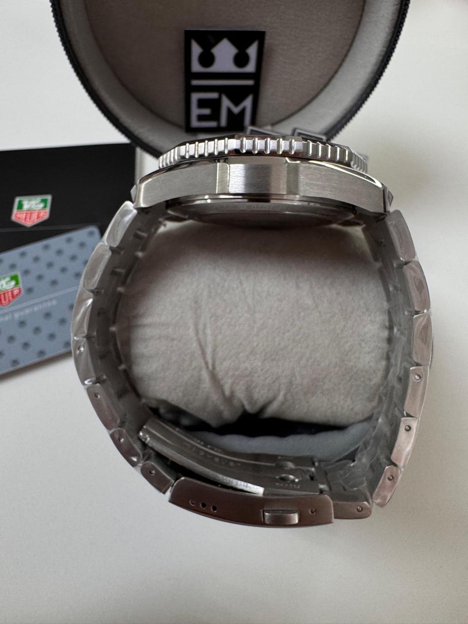 Relógio Masculino Aquaracer Tag Heuer Premium: Máquina Automática, Aço Inoxidável, Safira