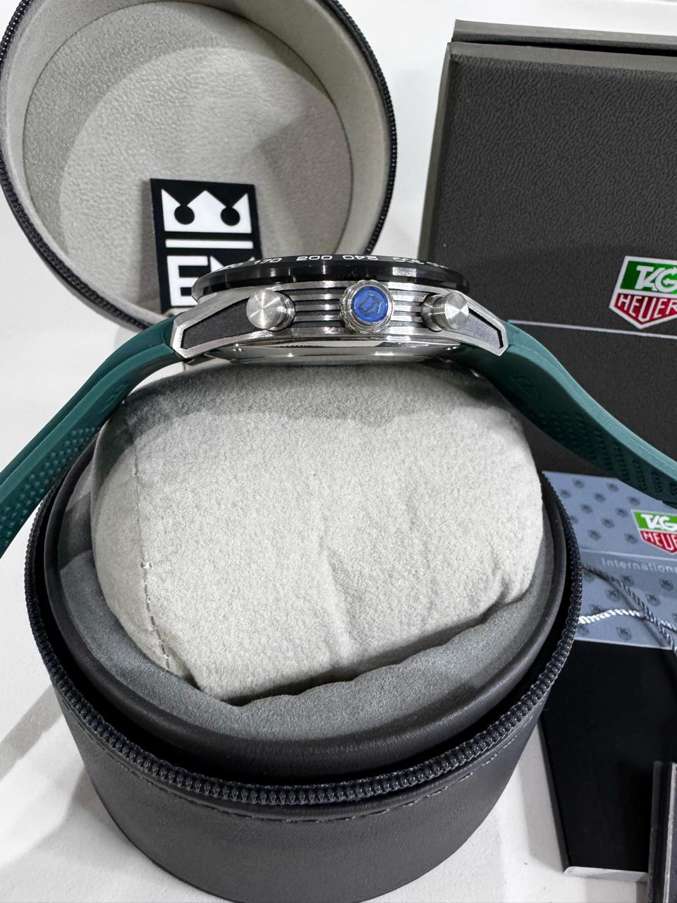 Relógio Masculino Tag Heuer Carrera Réplica Premium Superior Quartz Safira Aço