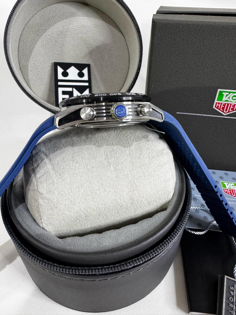 Relógio Masculino Tag Heuer Carrera Premium: Qualidade Superior, Movimento Quartzo Funcional