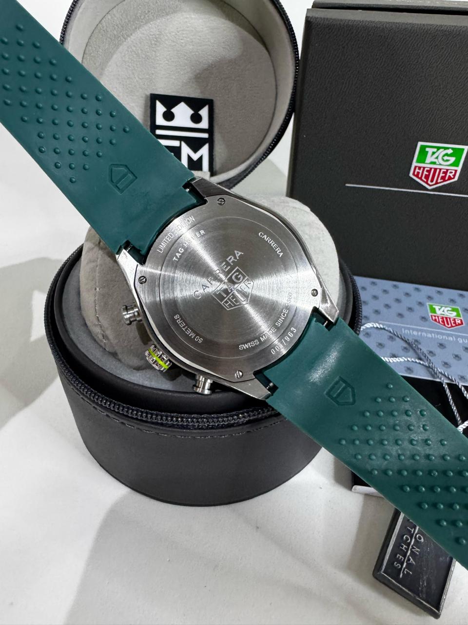 Relógio Masculino Tag Heuer Carrera Réplica Premium Superior Quartz Safira Aço