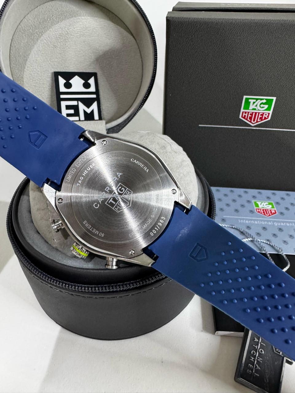 Relógio Masculino Tag Heuer Carrera Premium: Qualidade Superior, Movimento Quartzo Funcional