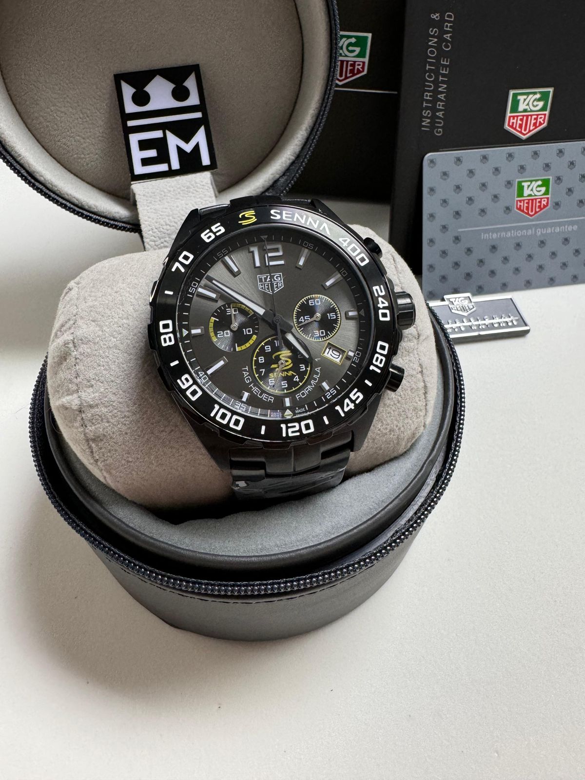 TAG Heuer Fórmula 1 Cronógrafo Masculino 44mm Aço Inoxidável Safira 20 ATM