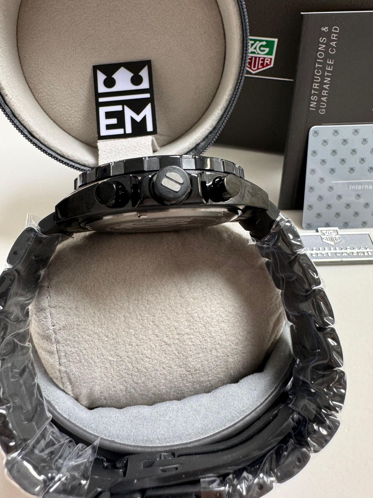 TAG Heuer Fórmula 1 Cronógrafo Masculino 44mm Aço Inoxidável Safira 20 ATM