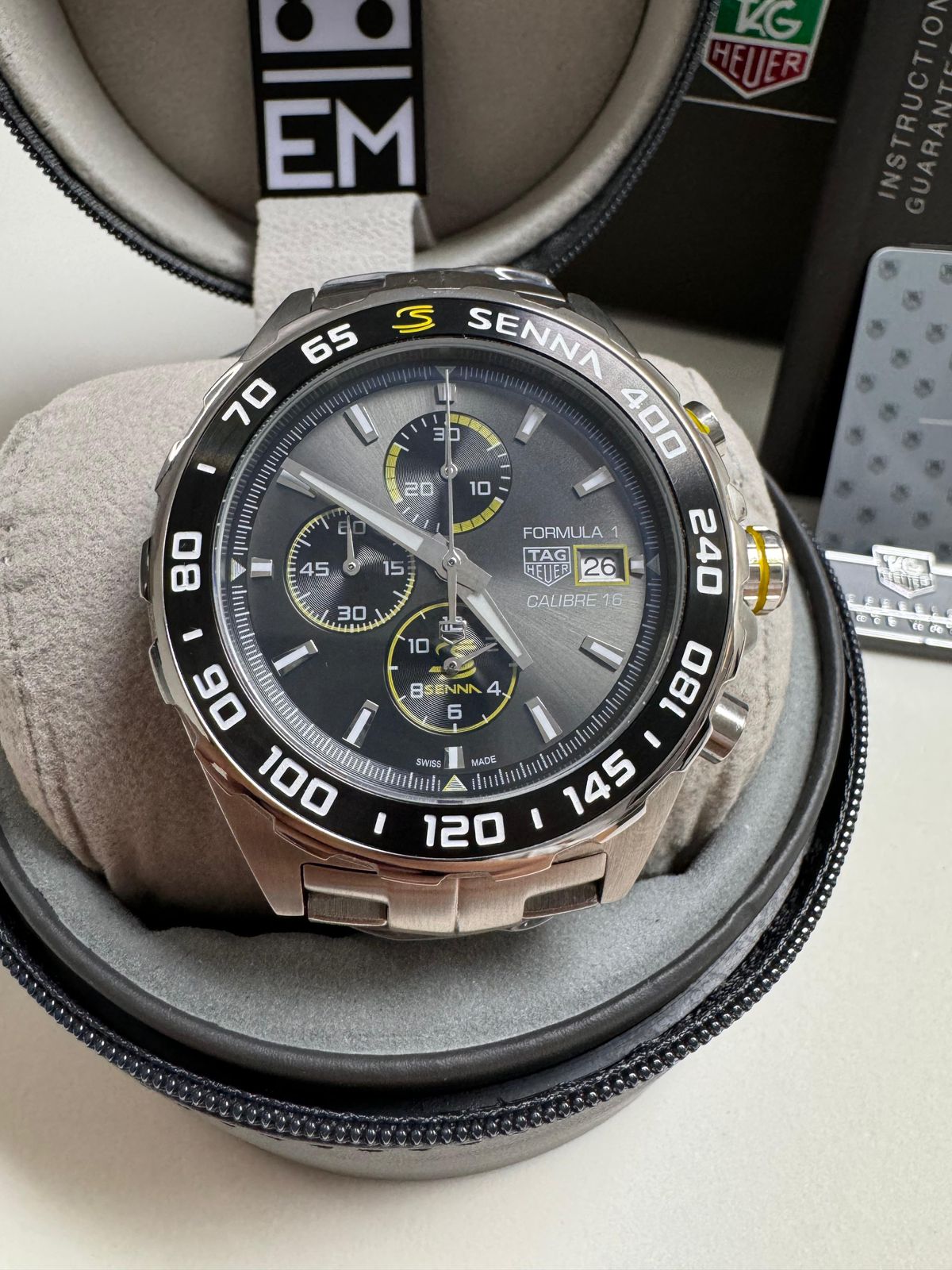 Relógio Masculino Tag Heuer Fórmula 1 Original Réplica Premium Aço Safira Luxo