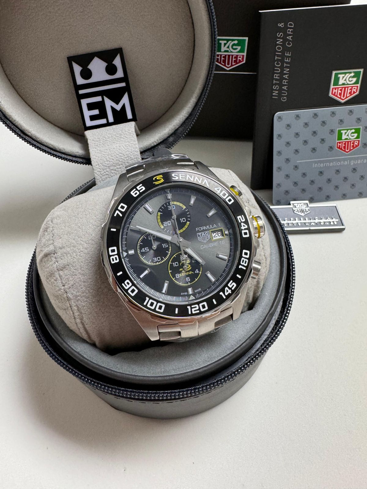 Relógio Masculino Tag Heuer Fórmula 1 Original Réplica Premium Aço Safira Luxo