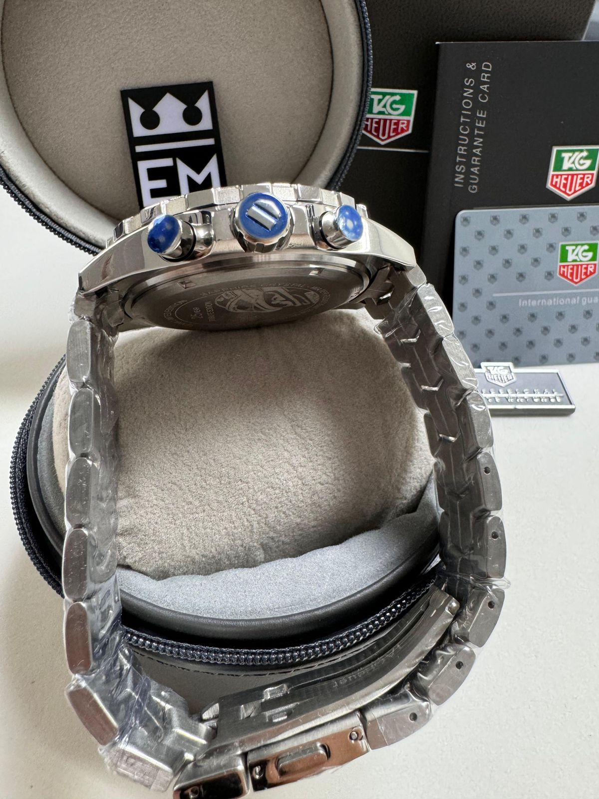 Relógio Masculino Tag Heuer Fórmula 1 Réplica Premium Aço Safira 44mm