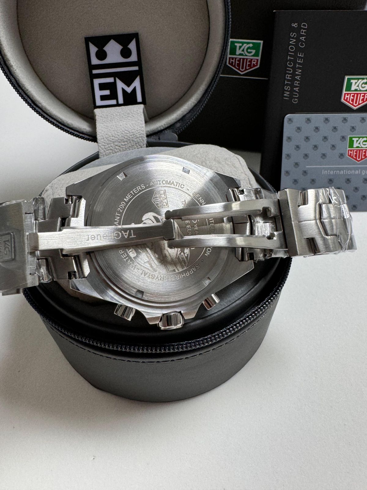 Relógio Masculino Tag Heuer Fórmula 1 Réplica Premium Aço Safira 44mm