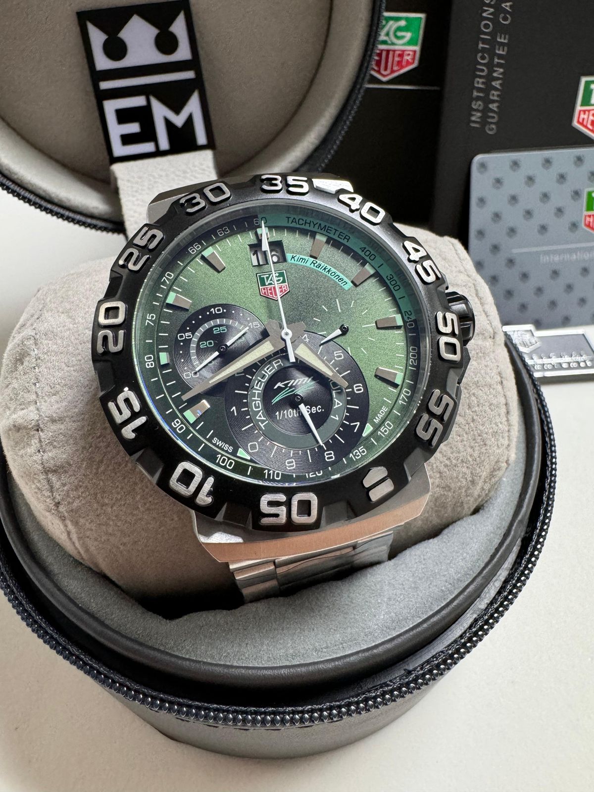 Relógio Masculino Tag Heuer Fórmula 1 Premium 44mm Quartzo Aço Safira